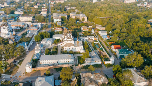 Murom  Russia. Cathedral of the Annunciation of the Blessed Virgin in the Annunciation Monastery  Aerial View