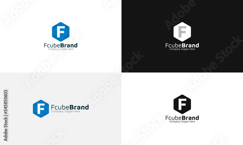 Fcube Brand F Letter Logo