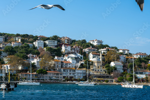 Heybeliada island . Istanbul. Turkey. 11 12 2022. Heybeliada or Heybeli Ada is the second largest of the Prince Islands in the Sea of Marmara, near City. Turjkish name: Adalar. photo