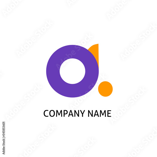 Obraz na plátně Logo initials OL Monogram
