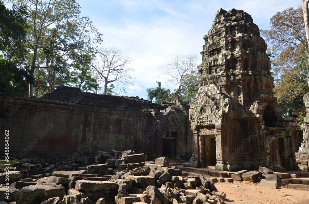 Tower Angkor Wat Cambodia ruin historic khmer temple