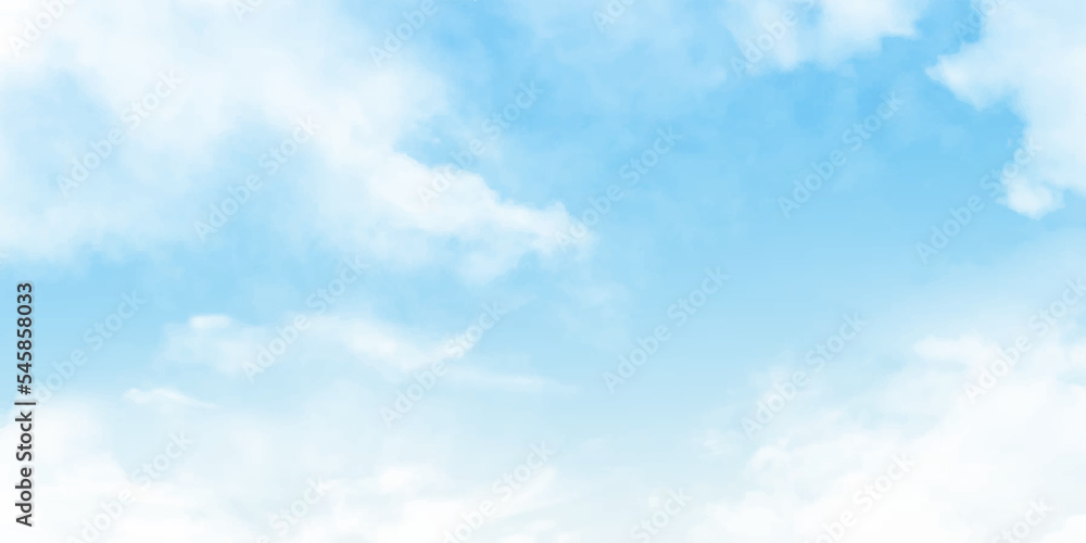 Blue spring sky with clouds natural background Blue spring sky with clouds natural background