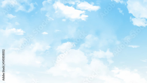 Clouds in the blue sky. Blue sky with cloud in bright morning.