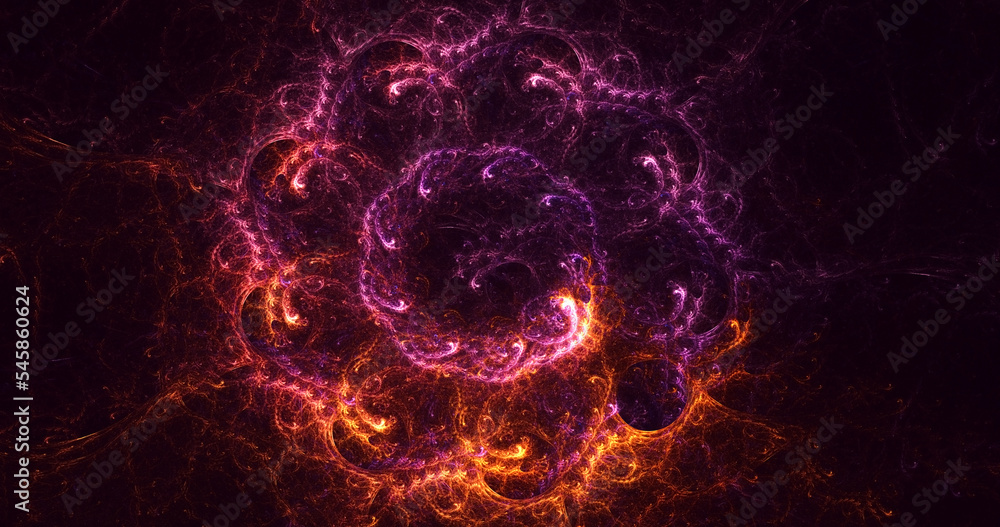 3D rendering abstract round light background 3D rendering abstract round light background
