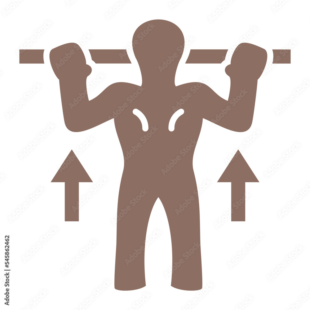 Pull Ups Multicolor Glyph Icon Pull Ups Multicolor Glyph Icon