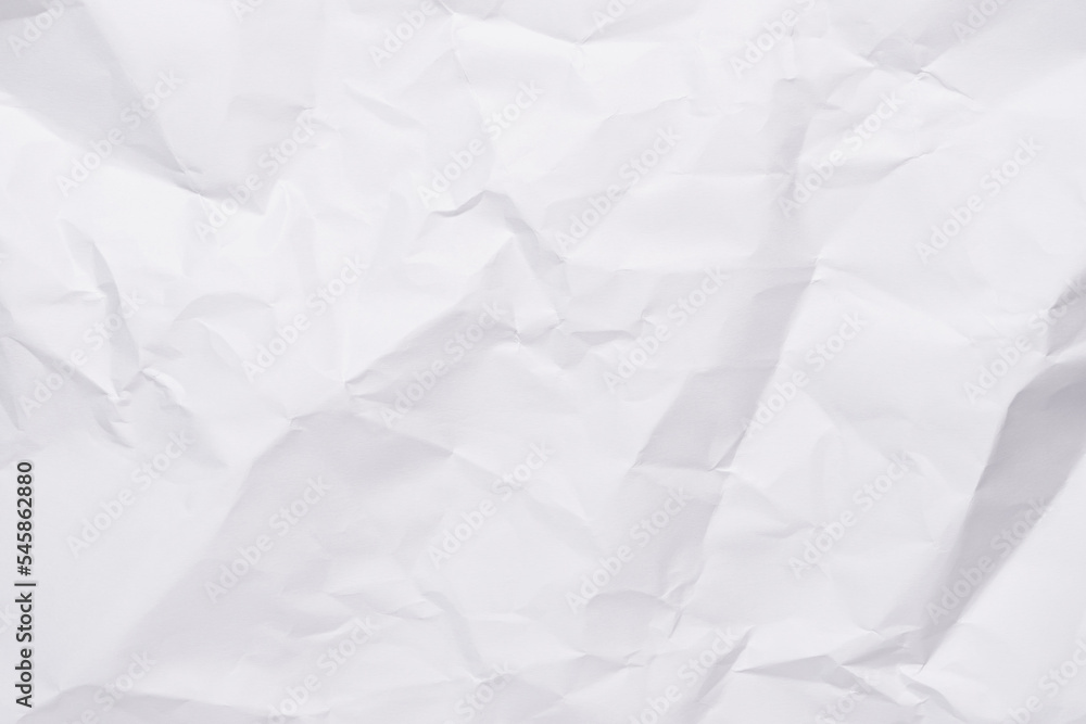White crumpled paper texture background, clean white wrinkled paper, top view. White crumpled paper texture background, clean white wrinkled paper, top view.