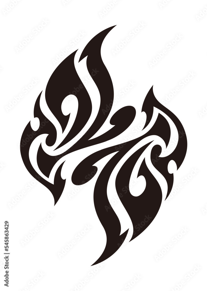 Naklejka premium トライバル シンボル デザイン