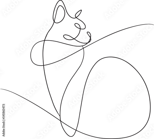 cat and lineart