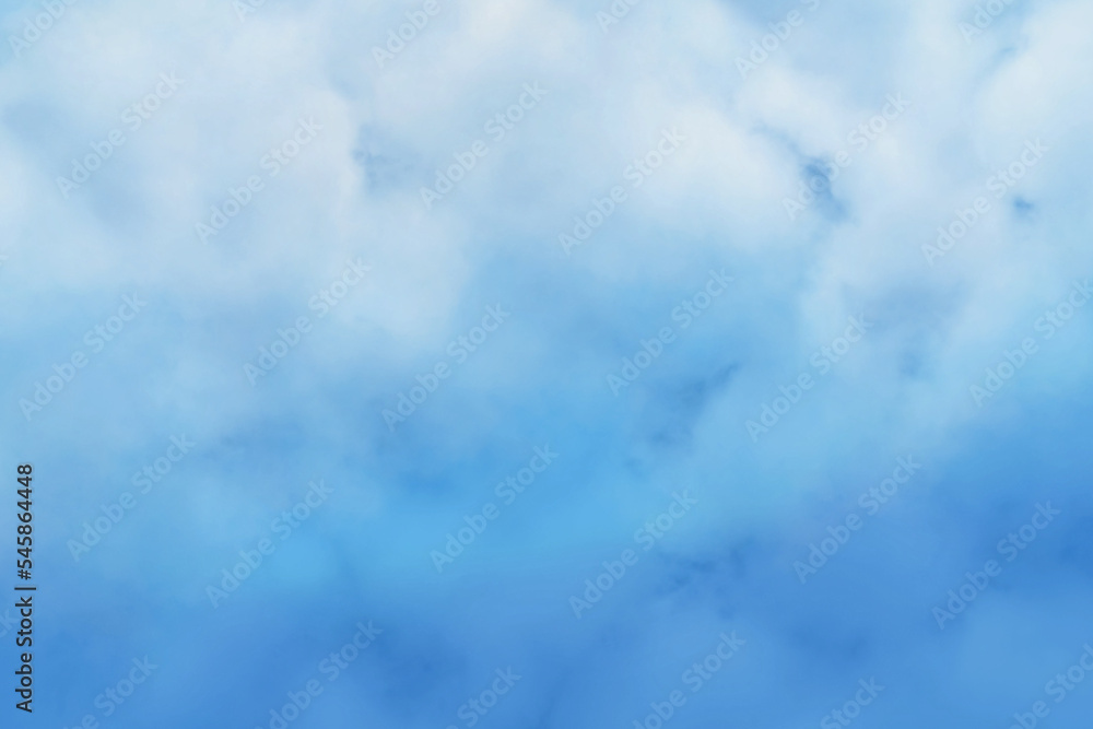 Obraz premium blue sky clouds background, sunny spring summer cloud wallpaper