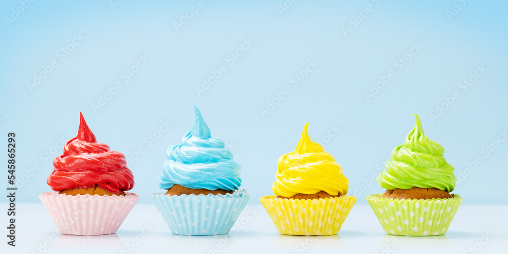 Colorful cupcakes Colorful cupcakes
