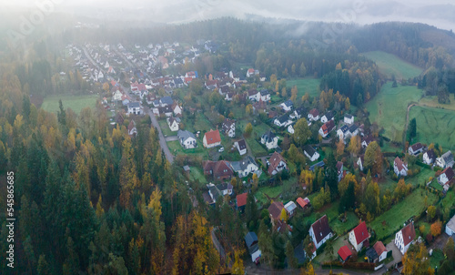 Daher Felsenland in der Pfalz. Wandern im Herbst photo