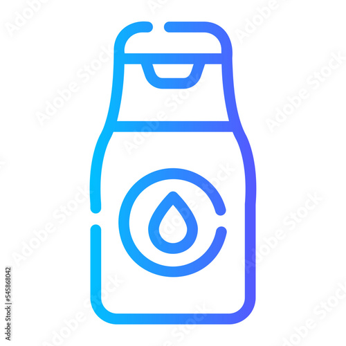 makeup remover gradient icon