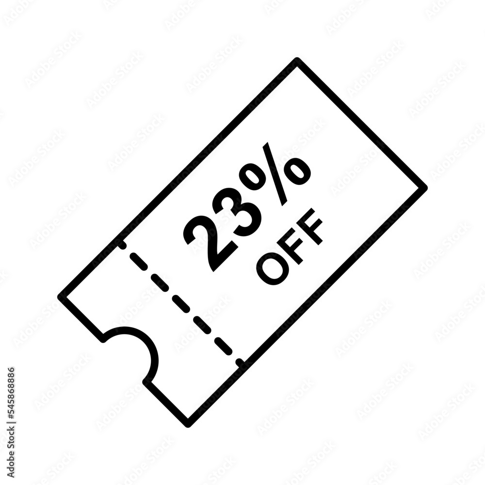 Discount offer icon vector design templates Discount offer icon vector design templates