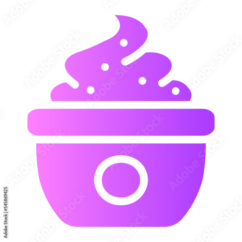 body scrub gradient icon