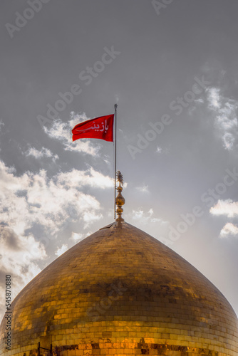 The shrine of Lady Zainab, daughter of the Commander of the Faithful, Ali Ibn Abi Talib, peace be upon them, in Damascus, Syria photo