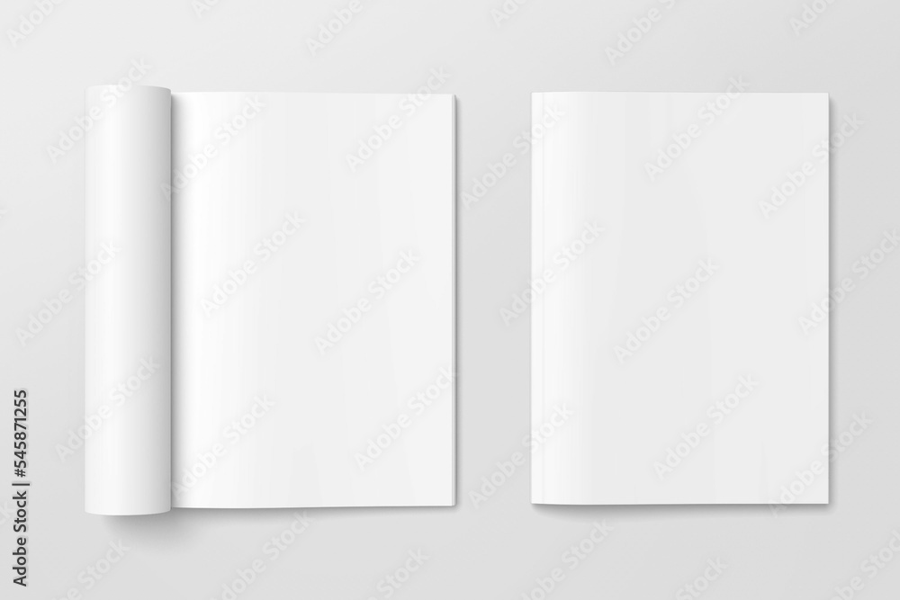 Magazine or a Book on a Background Screen Magazine or a Book on a Background Screen