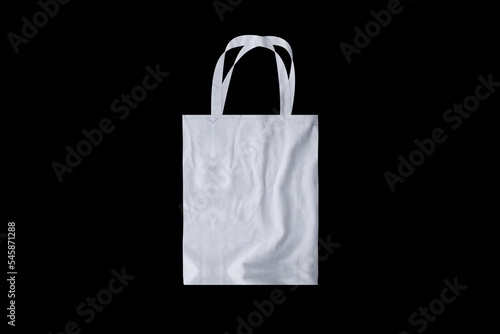 Clean tote bag on a Screen with Shadows