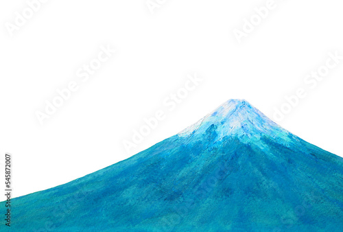 富士山の水彩画 © くう