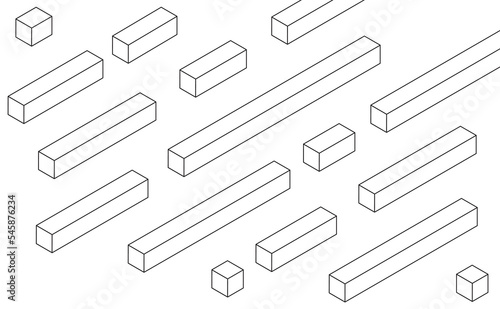Oblique inclined 3d speed lines background