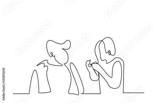 two old men arguing and fighting