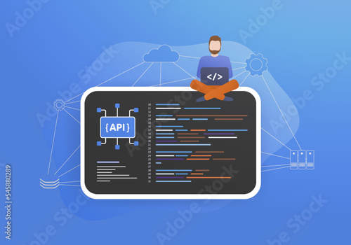 API integration - connection between two applications via their APIs - application programming interfaces, that allow systems to exchange data sources. Automate system on cloud based platforms