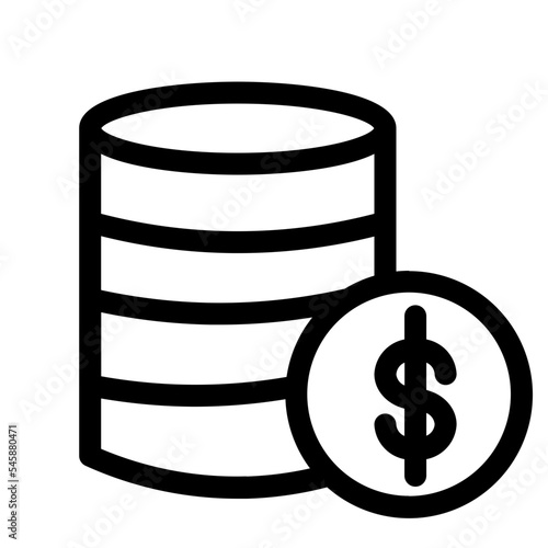 Cash Coins Currency Dollar Money Payment Icon