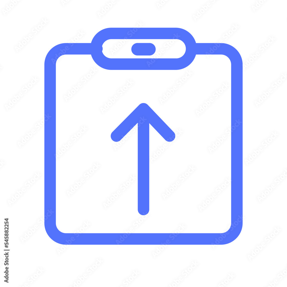 Clipboard Document Inventory Report Upload Icon Clipboard Document Inventory Report Upload Icon
