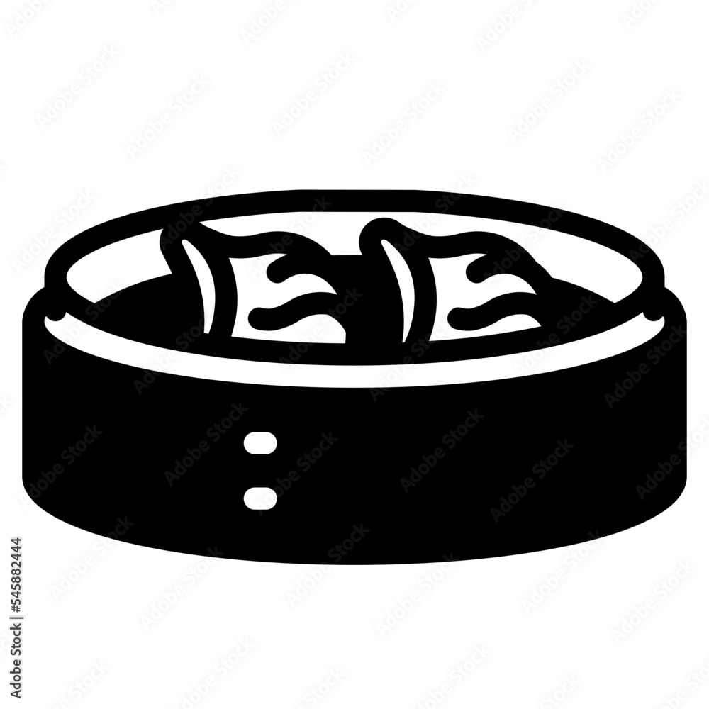dumplings glyph icon dumplings glyph icon