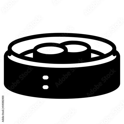dumplings glyph icon
