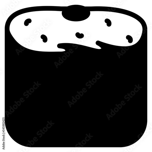 dumplings glyph icon