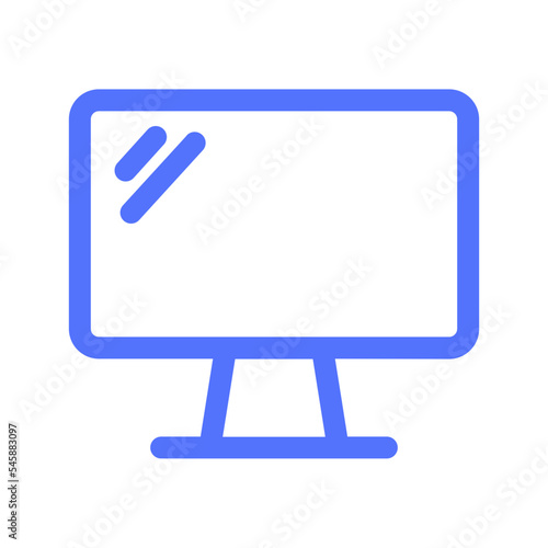 Computer Desktop Display Monitor Online Icon