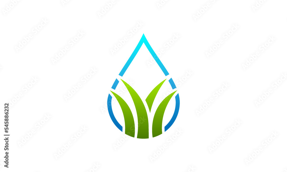 Eco water logo design vector template. Water drop symbol vector . Green ecology logo design vector. Simple clean design water vector. Eco water logo design vector template. Water drop symbol vector . Green ecology logo design vector. Simple clean design water vector.