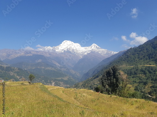 mountains in the Himalayas 