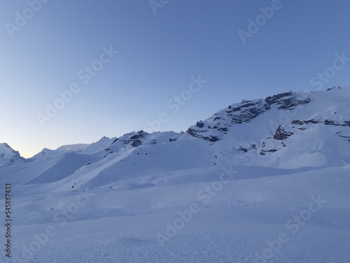 Himalaya snow covered mountains