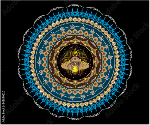 ornament in a circle