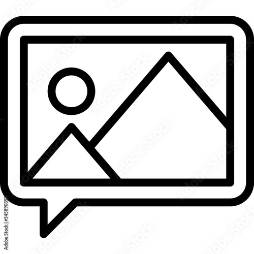 Image outline icon