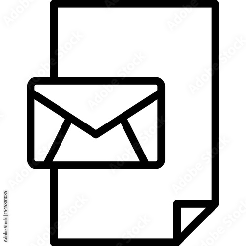 Sent file outline icon