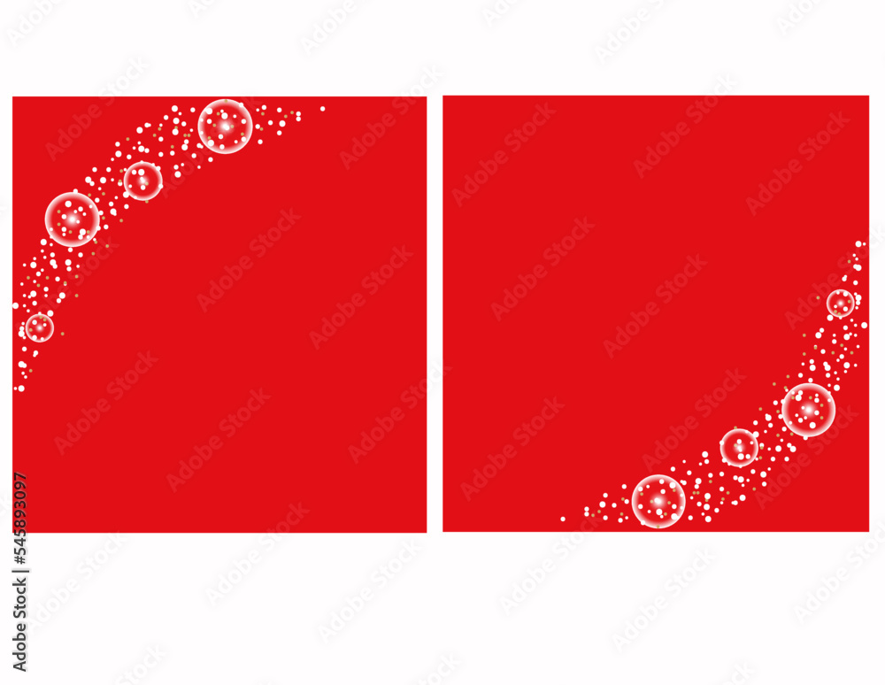 Obraz premium christmas red background