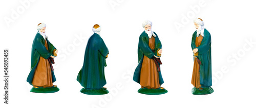 Canvas Print One of the three wise men in different positions