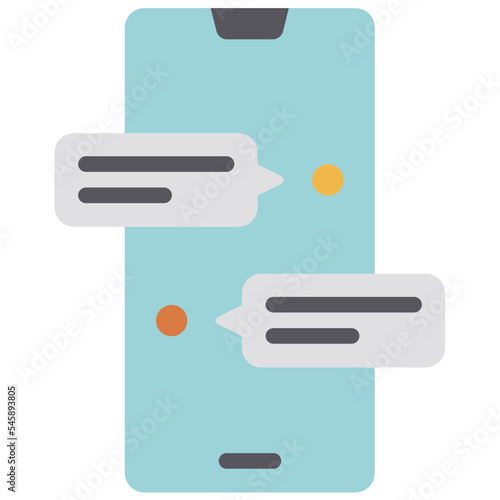 Chatbox flat icon
