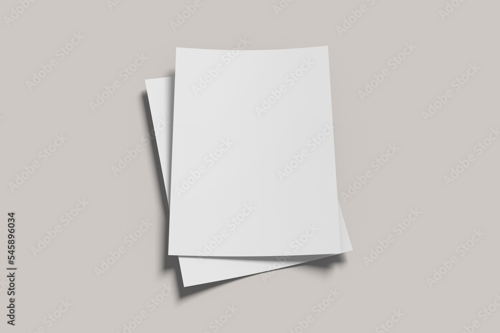 Flyer Blank Mockup Flyer Blank Mockup
