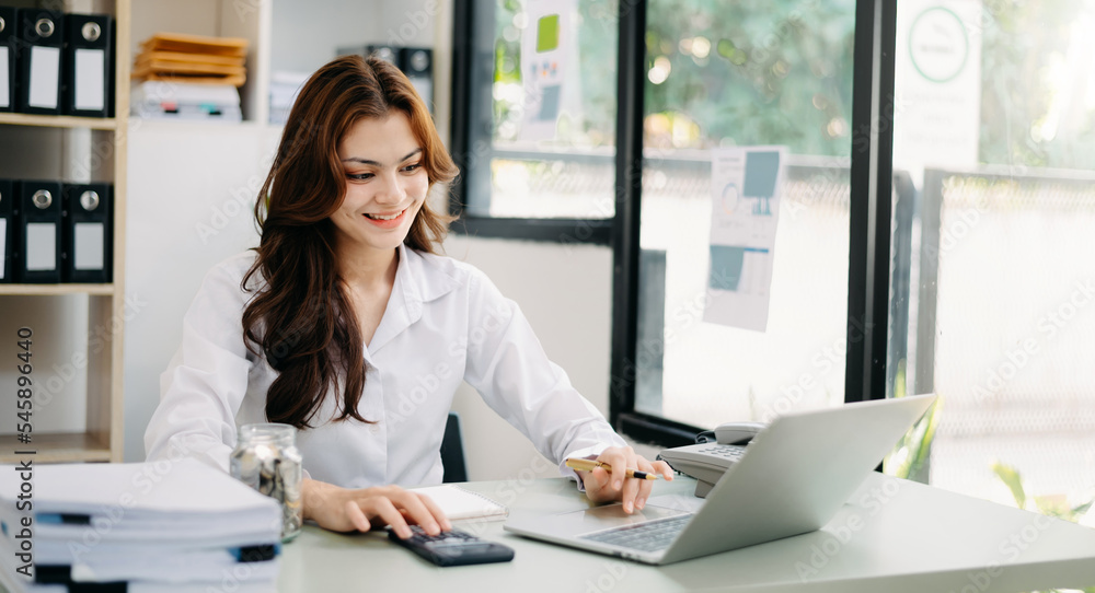 Business woman accountant or financial expert analyze business report graph and finance chart. banking business and stock market research. Business woman accountant or financial expert analyze business report graph and finance chart. banking business and stock market research.