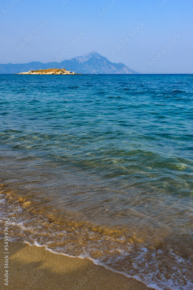 Kriaritsi Beach in Sithonia on the Halkidiki peninsula in Greece Kriaritsi Beach in Sithonia on the Halkidiki peninsula in Greece