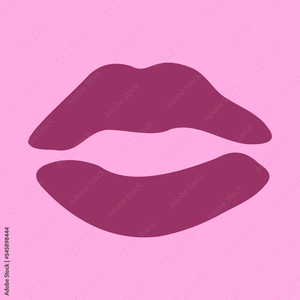 illustration of lips illustration of lips