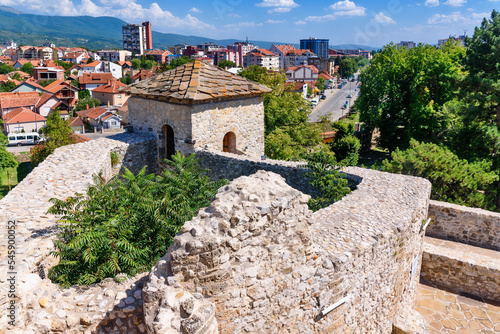 Pirot  Serbia -August 27  2022  Ancient fortress Momcilov Grad in Pirot  Serbia. Outside view of Ruins of Historical Pirot Fortress  Southern and Eastern Serbia