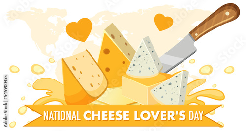 National cheese lovers day icon