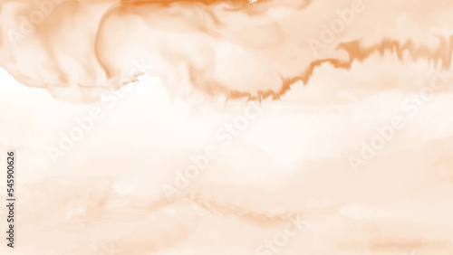 Abstract Terracotta Watercolor Textured Background
