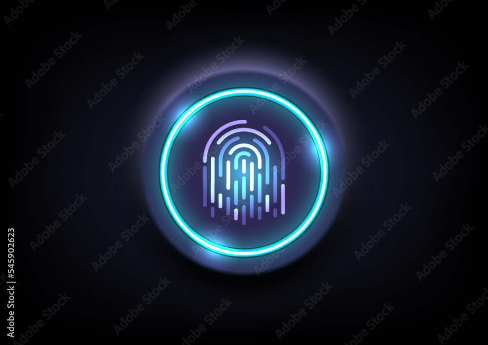 Push botton switch fingerprint Push botton switch fingerprint