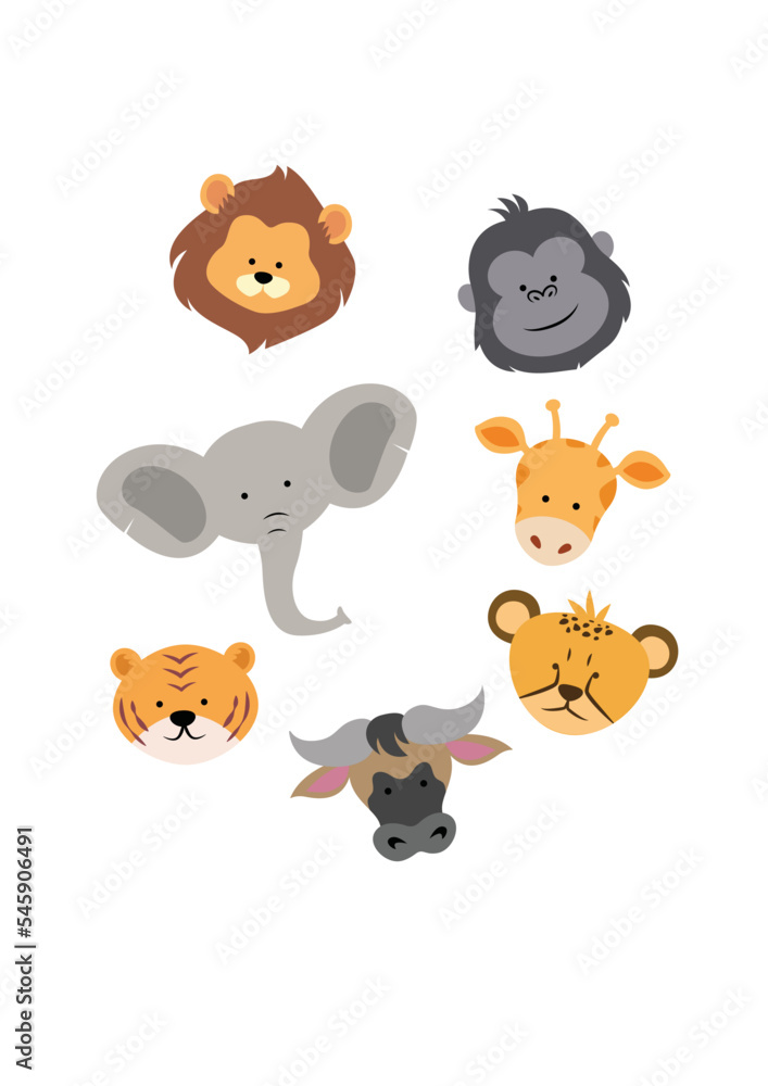 Safari Animal Set for child