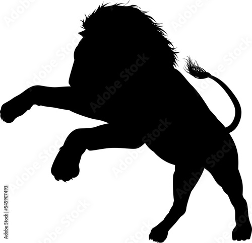 Silhouette Lion